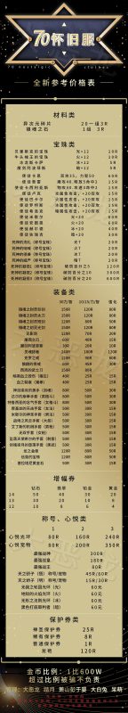 神龙70复古 本服1比1完美还原国服，不变态玩的就是情怀 本服泡点1分钟10代币券-忆游源码网